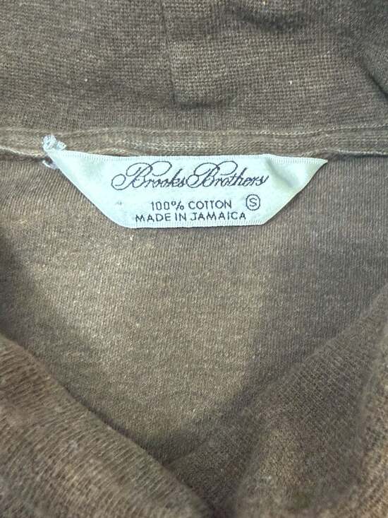 Vintage Brooks Brothers 100% Cotton Ribbed Turtleneck Sweater Shirt Collection M - Picture 4 of 15